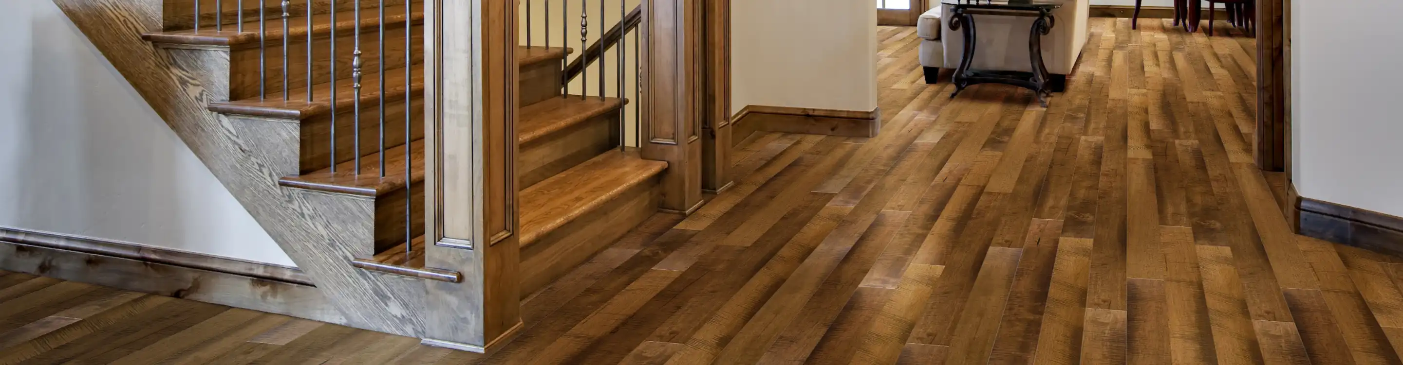 Modern flooring in Alberta Home